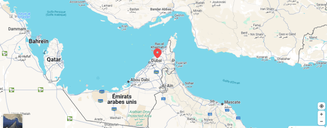 dubai map